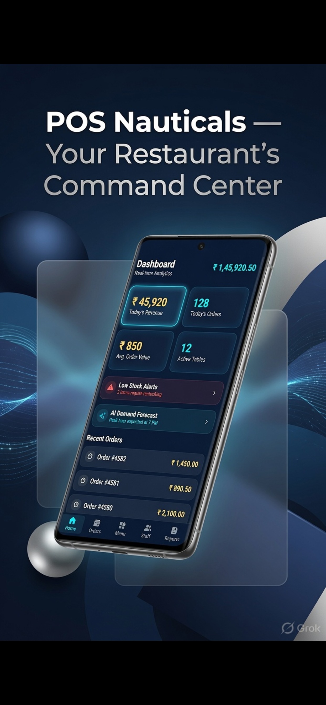Nautical command center dashboard